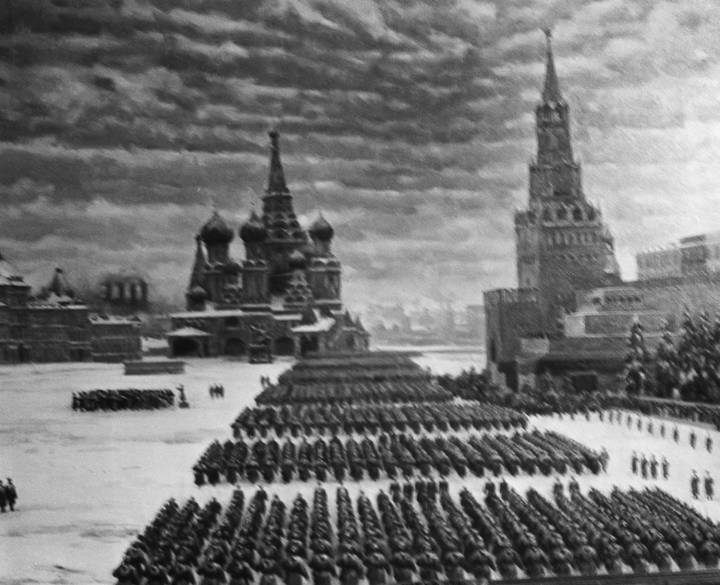 Красная площадь в 1941