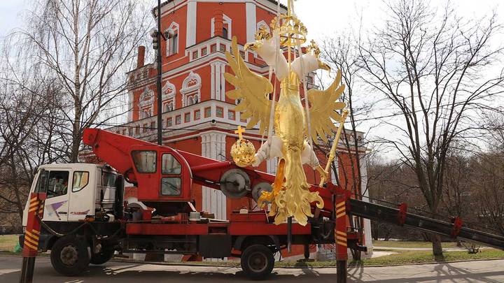 Реставрация Мостовой башни царской усадьбы Измайлово / Фото: Мобильный репортер / АГН Москва Реставрация Мостовой башни царской усадьбы Измайлово / Фото: Мобильный репортер / АГН Москва