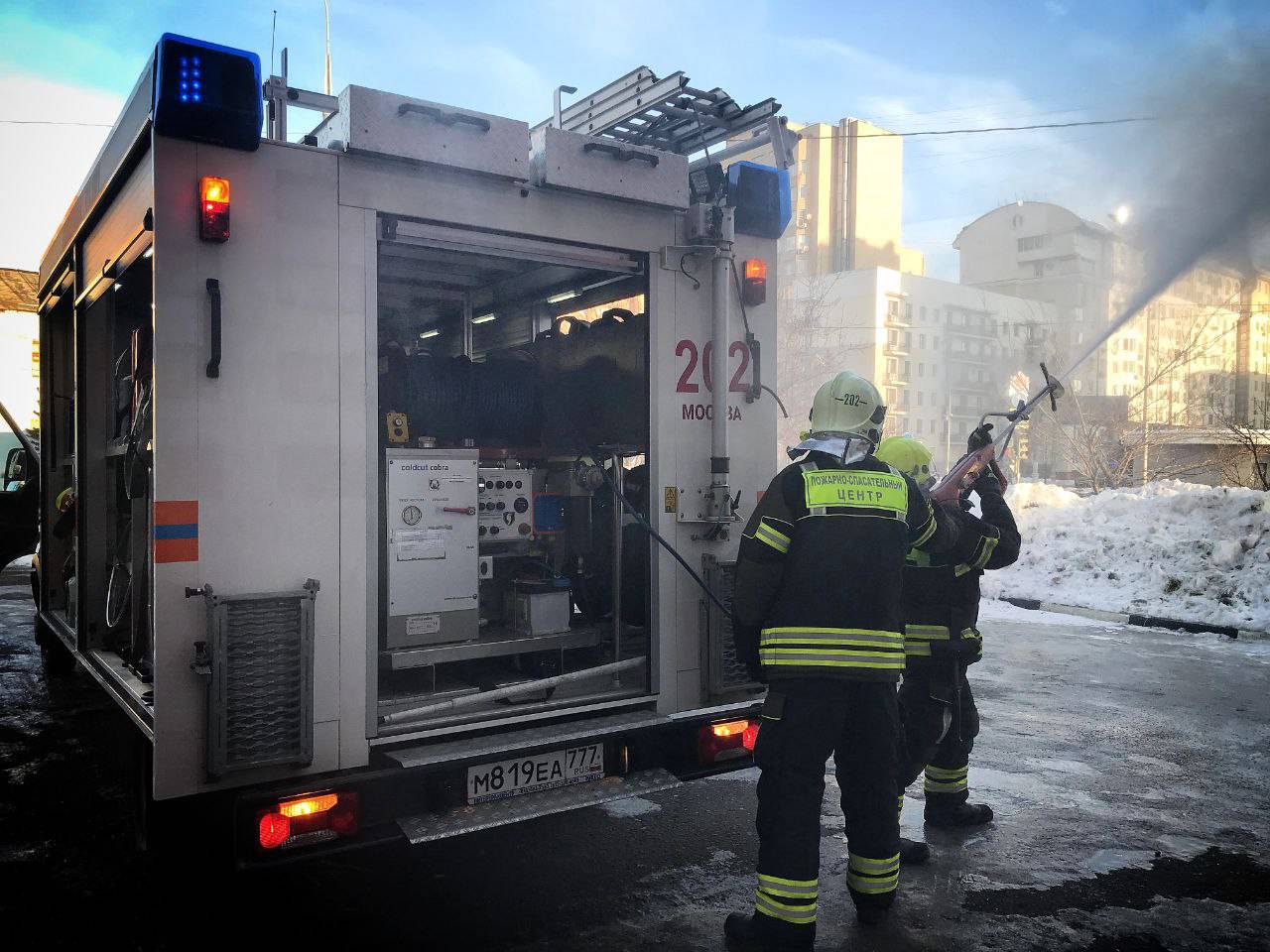 Пожарно-спасательный отряд №202 отмечает восемнадцатилетие - Москва.Центр