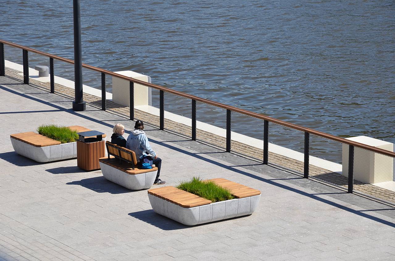 Для жителей и гостей округа был создан прогулочный маршрут. Его общая протяженность составила 11,4 километра. Фото: Анна Быкова, «Вечерняя Москва»